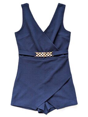 UK2LA Navy Blue Romper | Size Small